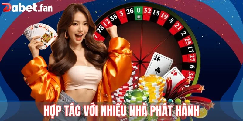 Sân chơi hợp tác với nhiều nhà phát hành live casino