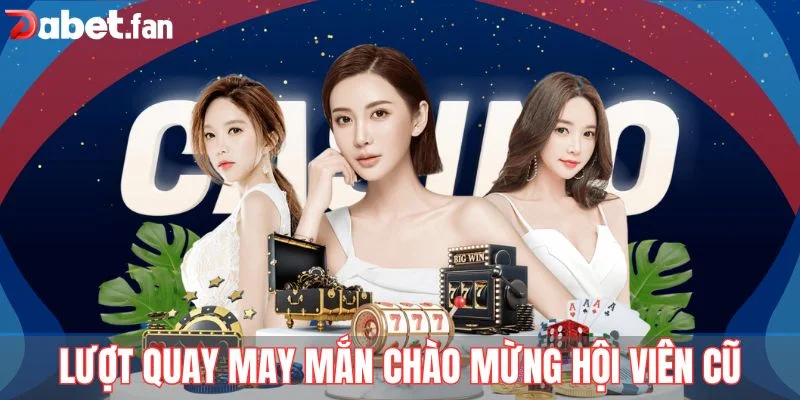 Tặng lượt quay may mắn chào mừng hội viên cũ
