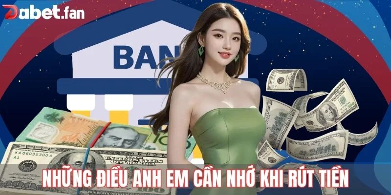 Những điều anh em cần nhớ khi rút tiền DABET